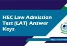 HEC LAT Answer Keys for the Test Held on 27 August 2023