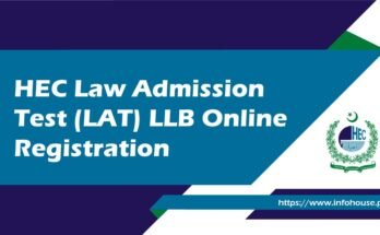HEC Law Admission Test LAT LLB 2023 Online Registration